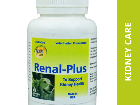 Saitrayaa Renal Plus Kidney Support Tablets for Dogs  (pack of 45 Tablets) on Sale