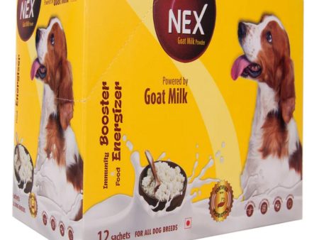 Medfly Healthcare Nex Goat Milk for Dogs and Cats (Pack of 12 Sachet) Online now