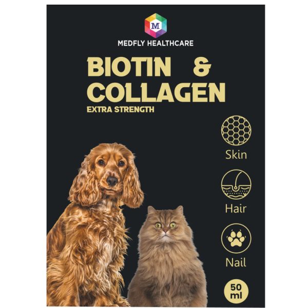 Medfly Healthcare Medfly Biotin & Collagen for Dogs and Cats (50ml) Hot on Sale