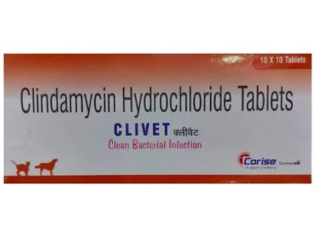 Corise Clivet (Clindamycin) Tablet for Dogs and Cats (10 tablets) For Sale