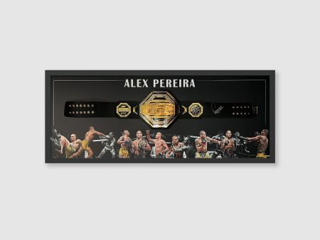 Alex Pereira Signed Full Size UFC Belt Cheap