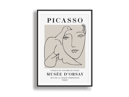 Poster Hub - Picasso Croquis Art Framed on Sale