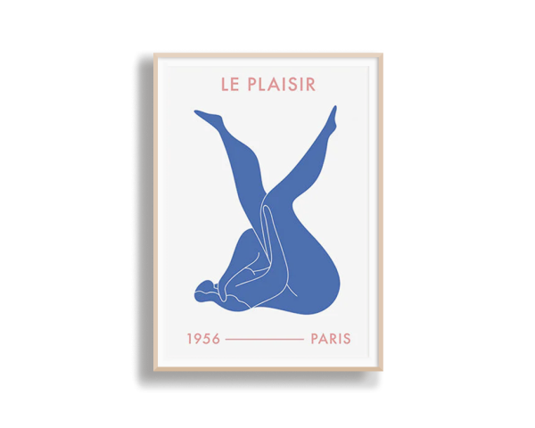 Poster Hub - La Plaisir Art Framed on Sale