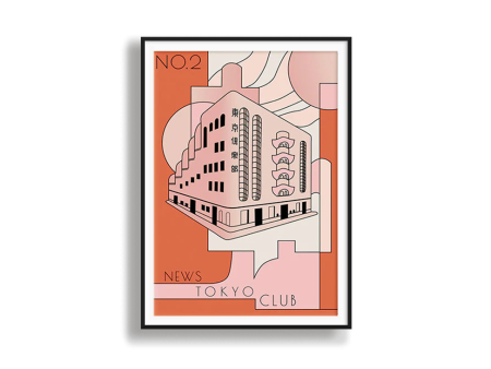 Poster Hub - Tokyo News Club Art Framed Fashion