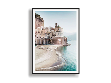 Poster Hub - Morning In Amalfi Art Framed Online Sale