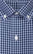 Classic Fit Sky   Navy Large Gingham Check Button-Down Collar Supima® Non-Iron Cotton Broadcloth Sport Shirt For Cheap