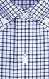 Classic Fit Blue Twill Check Button-Down Collar Supima® Cotton Non-Iron Sport Shirt Online Sale