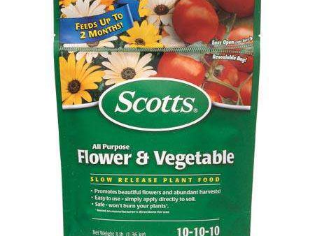 Scotts Flower & Vegetable 10-10-10 For Sale