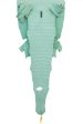 49 cm Grade 2 3 Mint Green Matte Wild American Alligator Leather - Tag: FL22-0002241 For Cheap