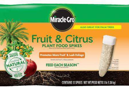 Miracle-Gro Fruit & Citrus Plant Food Spikes (10-15-15) Online Sale