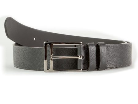 Black textured Slab Belt Cheap