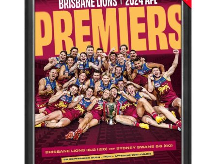 Brisbane Lions 2024 Premiers Sportsprint Hot on Sale