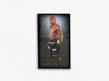 Anderson Silva Hand Signed Glove - Framed Discount