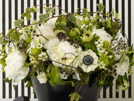 Chic Black and White Bucket For Sale