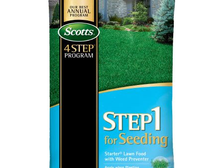 Scott s Step 1 For Seeding With Weed Preventer Online now