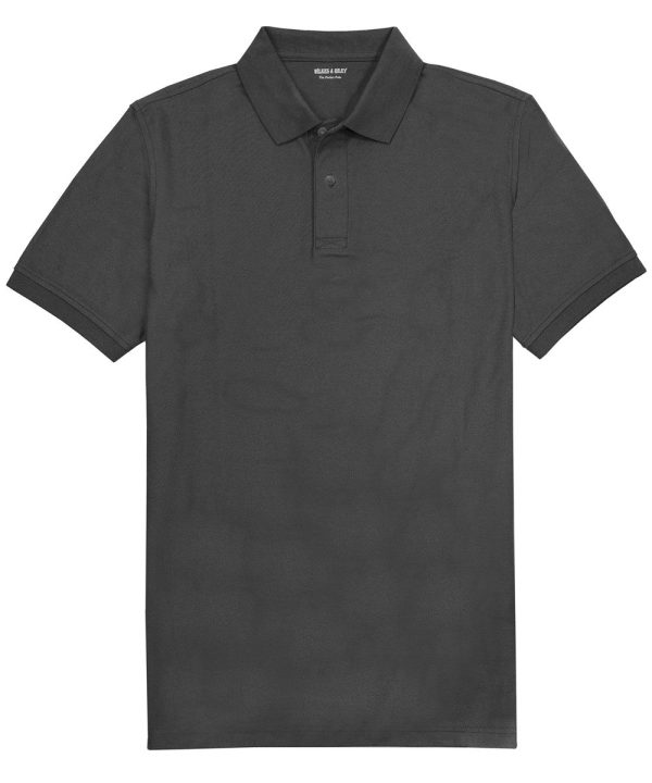 Black Piqué Polo Online Sale