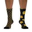 California Poppies and Bird s Eye Gilia Mismatched Eco-friendly Socks on Sale