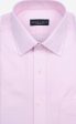 Tailored Fit Pink Solid Spread Collar Supima® Cotton Non-Iron Pinpoint Oxford Dress Shirt (B T) For Sale