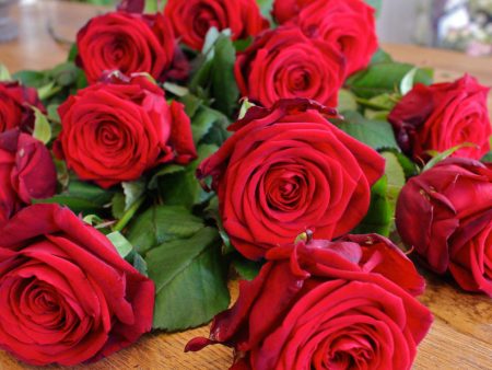 An Exquisite Red Rose Bouquet Sale