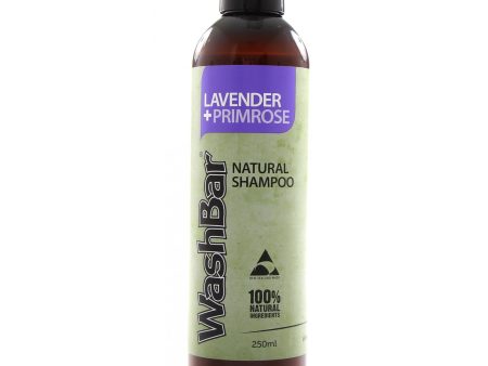 10% OFF: WashBar 100% Natural Lavender and Primrose Shampoo for Dogs 250ml Hot on Sale